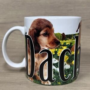 Dachshund  Mug 3D Embossed Americaware 2007  Dogs Puppys 18 oz